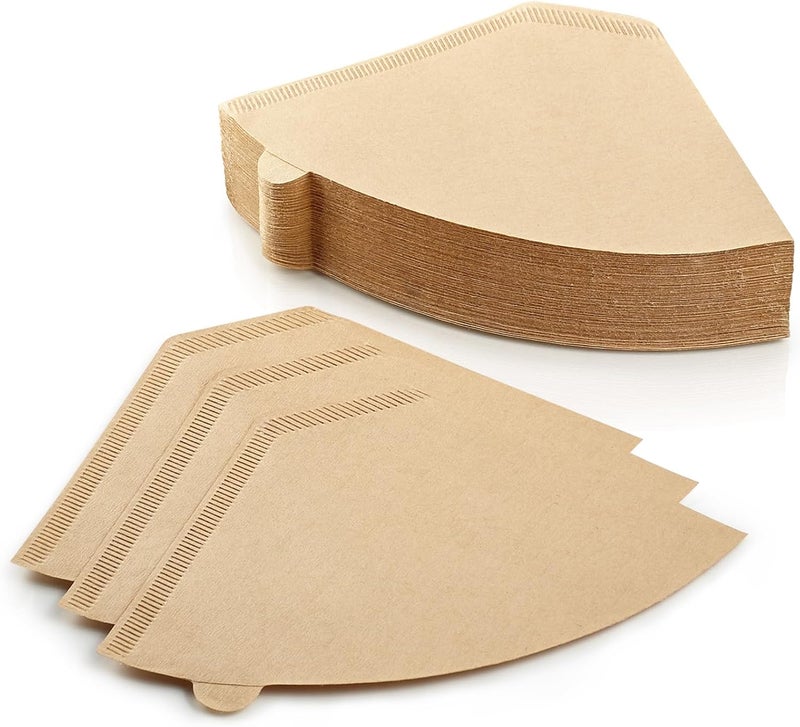 GoodCups 100 Count #4 Unbleached Paper Coffee Filters for Cuisinart, Ninja, BLACK+DECKER & other 8-12 Cup Coffee Makers - Perfect Paper Filter for Pour Over and Drip Coffee - Image 1
